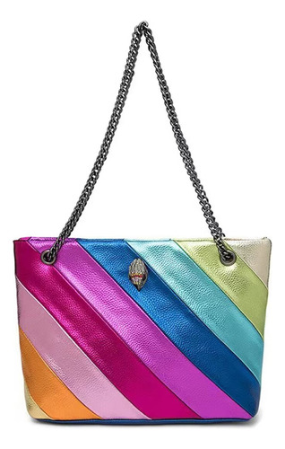 Kurt Geiger Eagle Head Vintage Rainbow Bolso De Hombro Aaa S