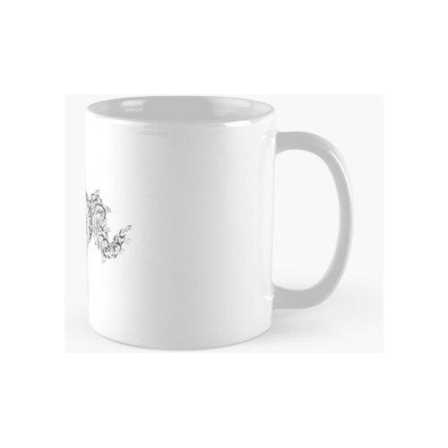 Taza Caligrafía Árabe Con Imagen De Caballo Salvaje Calidad 