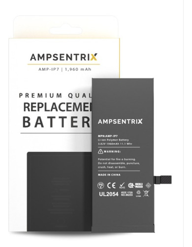 Batería Ampsentrix Para iPhone 7 A1778 A1779 A1660 1960mah