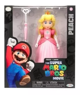 Figura Princesa Peach Super Mario Bros Movie Jakks