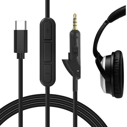 Cable Audio Digital Usb-c Microfono Para Bose Quietcomfort 6
