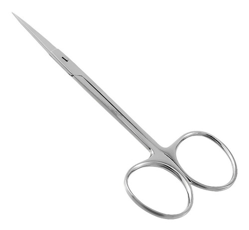 Tesoura Iris Reta Weldon 10,5 Cm Aço Cirúrgico Autoclavável