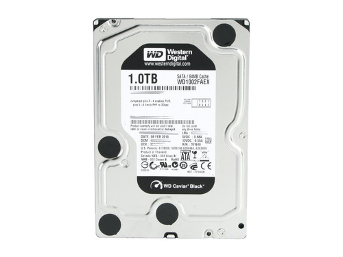 Disco Duro Interno Western Digital Wd Black Wd1002faex 1tb