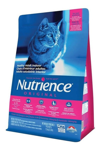 Nutrience Original Gato Adulto Indoor 2,5 Kg