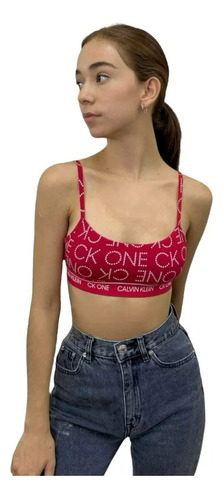 Top Calvin Klein One Rojo 100% Nuevo Y Original