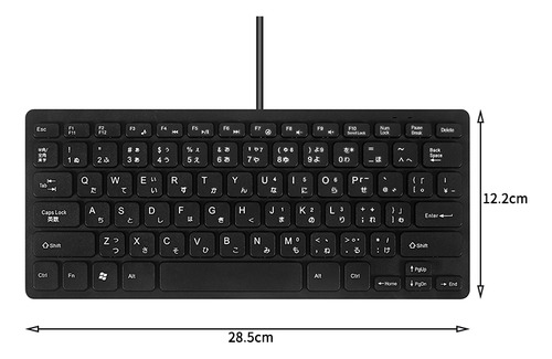 Teclado Bilingüe Japonés/inglés Usb Con Cable Para Tableta/w
