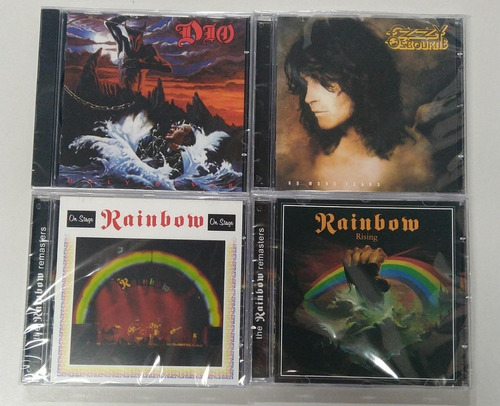 Kit 4 Cds Rainbow - Dio - Ozzy Osbourne