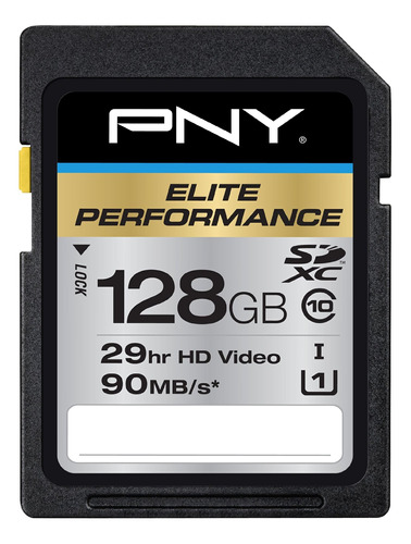 Pny Elite Performance Flash Sdxc Velocidad 128 Gb Clase