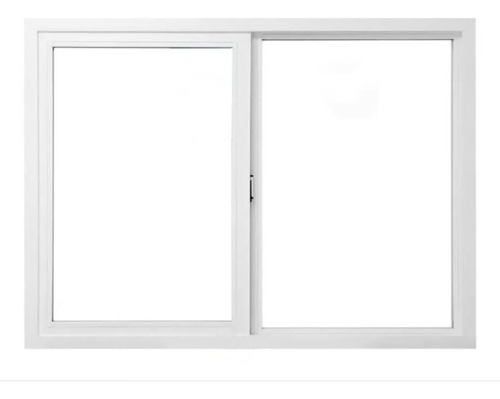 Ventana Corrediza Simple Pvc 4-9-4 Dvh 100x150 Doble Vidrio 