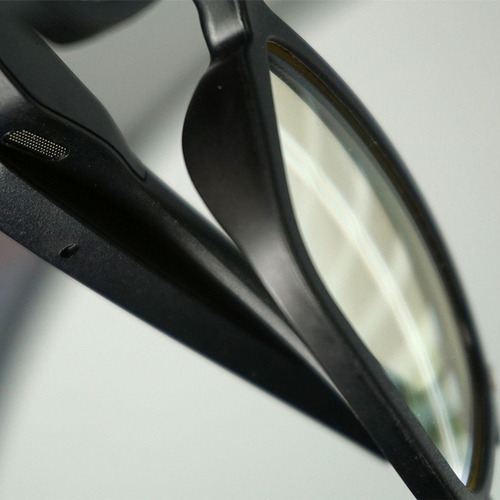 Lentes De Sol Bluetooth Manos Libres Audífonos Inalámbricos Lente Negro Varilla Negro Armazón Negro Diseño Negro