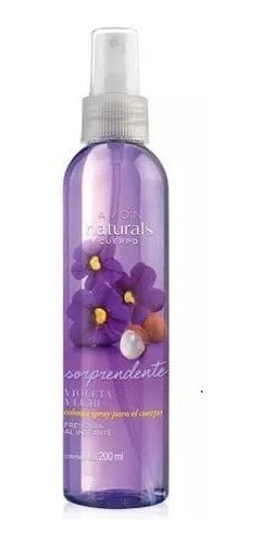 Avon Naturals Colonia Spray Para Cuerpo Violeta Y Lichi 