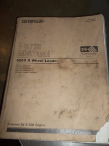 Caterpillar Parts Manual 950g Ii Wheel Loader Sebp3494 Aug