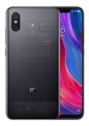 Xiaomi Mi 8 Explorer Edition Dual SIM 128 GB negro transparente 8 GB RAM