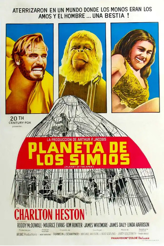 Dvd El Planeta De Los Simios (1968) Latino