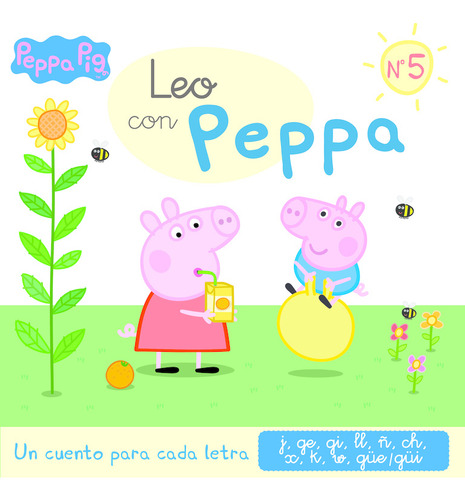 Leo con Peppa. Un cuento para cada letra: j, ge, gi, ll, ñ, ch, x, K, w, güe/güi, de eOne. Leo con Peppa Pig Editorial Altea, tapa blanda en español, 2016