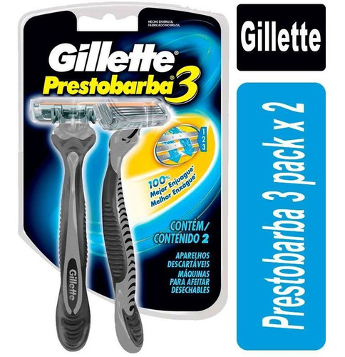 Gillette Prestobarba 3 Pack X 2