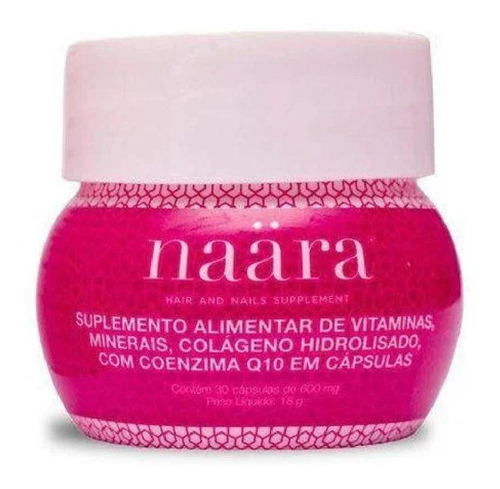 Jeunesse Naara Hair And Nails Supplement 30 Cápsulas Sabor Natural