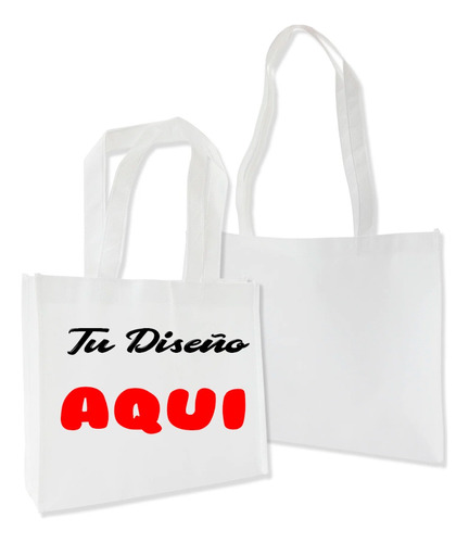 Bolsa Ecologica Super 35 X 45cm Personalizada 50pz