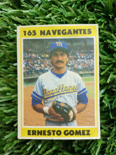 1975 Álbum De Béisbol Venezolano Ernesto Gómez #165