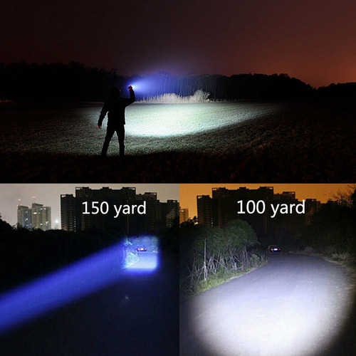 Mini Linterna Portátil Con Zoom Led, Versión De Luz Blanca