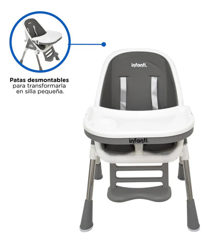 Silla Para Comer 2 En 1 Infanti Denny - Amarillo