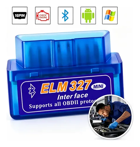 Scanner Automotivo Bluetooth Obd2 Elm 327 Android Ios Obdii