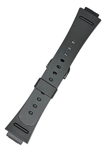 Correa Para Reloj Casio Ab50 Resina Negra Relojfilia