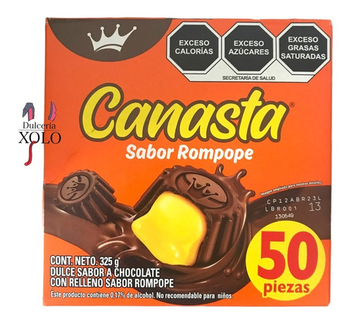 Trufas De Chocolate Rompope La Corona 50 Piezas 325g