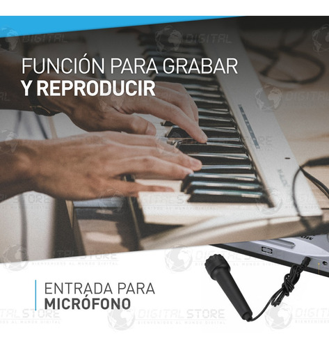 Imagen 4 de 10 de Teclado Musical Piano Organo Infantil Niño Juguete 44 Teclas