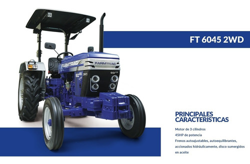 Imagen 1 de 1 de Tractor Farmtrac Ft 5045 Nuevo 4x2