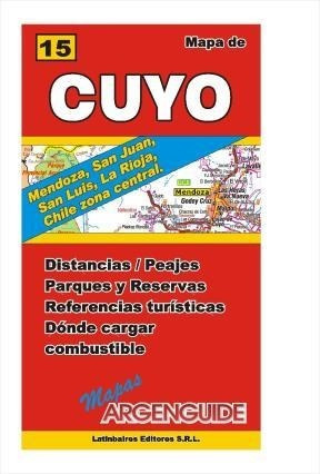Mapa De Rutas Y Caminos De Cuyo (mendoza San Juan San Luis
