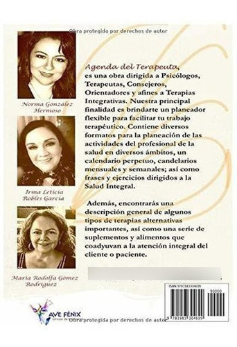Agenda Del Terapeuta Planeador Flexible Para..., de González Hermoso, Norma. Editorial Independently Published en español