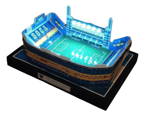 Estadio 3d Boca Juniors Con Luces Led Envio Gratis