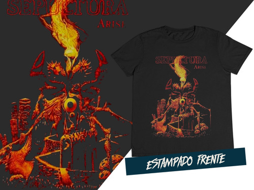 Camiseta Thrash Death Speed Metal Sepultura C11