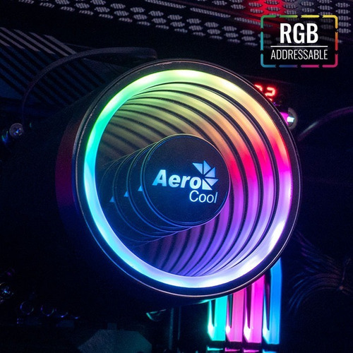 Imagen 10 de 10 de Cooler Cpu Aerocool Mirage 5 Argb Infinity Mirror Rgb