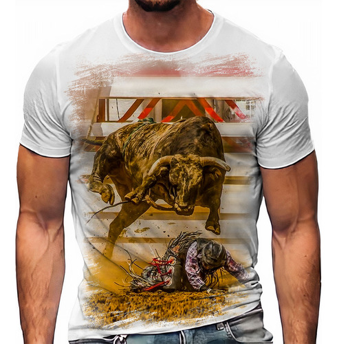 Camiseta Rodeio Touro Cowboy Boi Cavalo 1 A