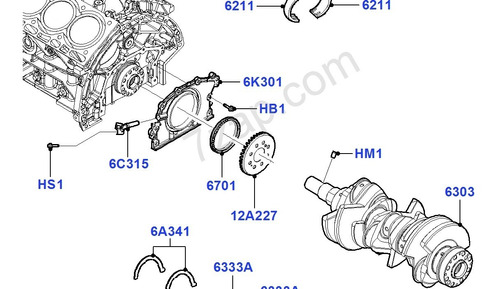 Estopera Trasera De Cigueñal 6.2l Super Duty Nueva