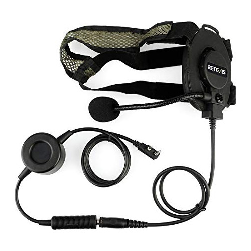Retevis Tactical Military Walkie Talkie Headset With W3vhc