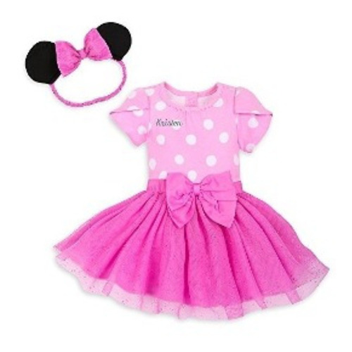 Minnie Disfraz Original Disney Bebita