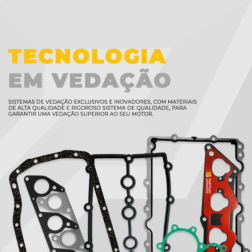 Kit Junta Retificação De Válvulas Dakota 3.9 12v V6 Ehc