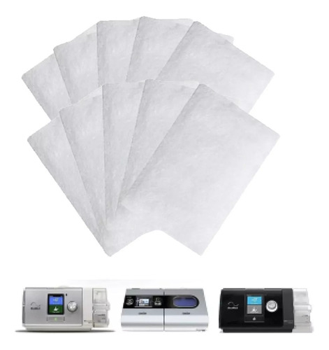 Pack 10 Filtro Para Equipo Cpap Resmed Modelo S9 O S10