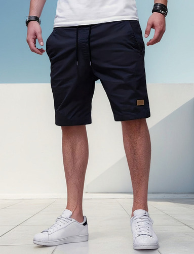 Pantalones Cortos Tipo Cargo De Camuflaje Con MĂșltiples Bols