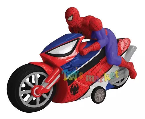 Conciliar predicción Sequía Moto Grande Spider Man Hombre Araña A Friccion Avengers | ToysMarket