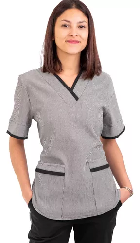 Chaqueta Médica Enfermera Spandex T Grandes Mujer- Presente!