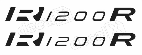 Kit Adesivos Emblema Compatível Com Moto R1200r Bmwr1200r