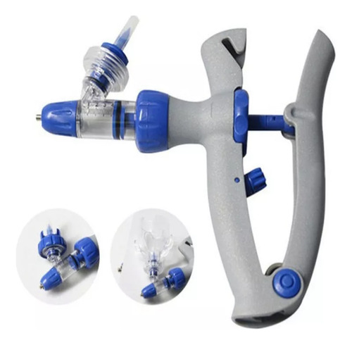 Inyector Veterinario De 5 Ml, Jeringa De Recarga Automática