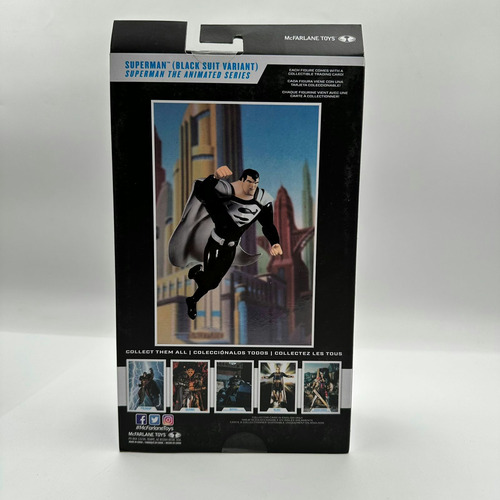Mcfarlane Dc Multiverse Animated Series Superman Black Suit