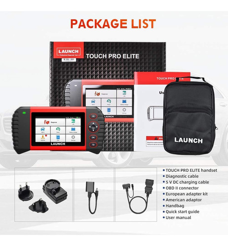 Escaner Automotriz Launch Crp Touch Pro +20 Func Especiales