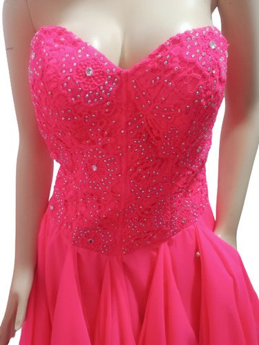 Vestido Para Quinceañera Color Rosa 