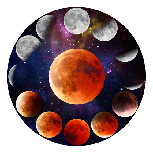 Rompecabezas Moon Phase, 1000 Piezas, Redondo, Para Adultos